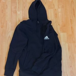 Black Adidas pullover hoodie size M